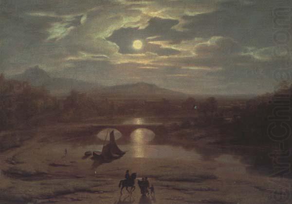 Washington Allston Moon-light landscape (mk43) china oil painting image
